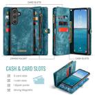 For Samsung Galaxy S25+ 5G CaseMe 008 Detachable Multifunctional Leather Phone Case(Blue) - 2