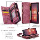For Samsung Galaxy Z Fold7 CaseMe 008 Detachable Multifunctional Leather Phone Case(Wine Red) - 2