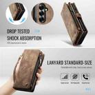 For Samsung Galaxy Z Fold7 CaseMe 008 Detachable Multifunctional Leather Phone Case(Brown) - 3
