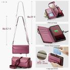 For Samsung Galaxy S25+ 5G CaseMe C36 Card Slots Zipper Wallet RFID Anti-theft Leather Phone Case(Red) - 3