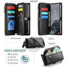 For Samsung Galaxy S25+ 5G CaseMe C36 Card Slots Zipper Wallet RFID Anti-theft Leather Phone Case(Black) - 2