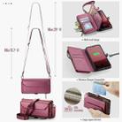 For Samsung Galaxy S25 5G CaseMe C36 Card Slots Zipper Wallet RFID Anti-theft Leather Phone Case(Red) - 3