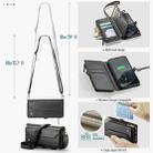 For Samsung Galaxy S25 5G CaseMe C36 Card Slots Zipper Wallet RFID Anti-theft Leather Phone Case(Black) - 3
