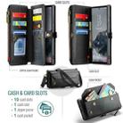 For Samsung Galaxy S25 Ultra 5G CaseMe C36 Card Slots Zipper Wallet RFID Anti-theft Leather Phone Case(Black) - 2