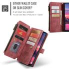 For Samsung Galaxy A16 5G CaseMe C30 Card Slots Zipper Wallet Leather Phone Case(Red) - 3