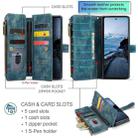For Samsung Galaxy Z Fold7 CaseMe C30 Card Slots Zipper Wallet Leather Phone Case(Blue) - 2