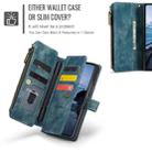 For Samsung Galaxy Z Fold7 CaseMe C30 Card Slots Zipper Wallet Leather Phone Case(Blue) - 3