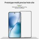 For vivo X200s MOFI 9H 3D Explosion-proof Curved Screen Tempered Glass Film(Black) - 2