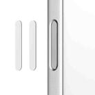 For iPhone 16 / 16 Plus / 16 Pro / 16 Pro Max NORTHJO 2Pcs Camera Control Button Protector Tempered Glass Film(White) - 1