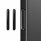 For iPhone 16 / 16 Plus / 16 Pro / 16 Pro Max NORTHJO 2Pcs Camera Control Button Protector Tempered Glass Film(Black) - 1