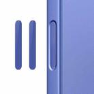 For iPhone 16 / 16 Plus / 16 Pro / 16 Pro Max NORTHJO 2Pcs Camera Control Button Protector Tempered Glass Film(Blue) - 1