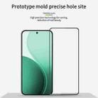 For OPPO Reno14 MOFI 9H 3D Explosion-proof Curved Screen Tempered Glass Film(Black) - 2