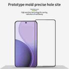 For OPPO Reno14 F MOFI 9H 3D Explosion-proof Curved Screen Tempered Glass Film(Black) - 2