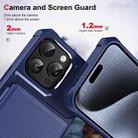 For iPhone 16 Pro Max ENKAY Hat-Prince Card Slot Wallet TPU Back Leather Phone Case with Lens Film(Purple) - 3