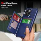 For iPhone 15 Pro ENKAY Hat-Prince Card Slot Wallet TPU Back Leather Phone Case with Lens Film(Black) - 2