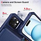 For iPhone 15 Plus ENKAY Hat-Prince Card Slot Wallet TPU Back Leather Phone Case with Lens Film(Rose Gold) - 3