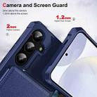 For Samsung Galaxy S24+ 5G ENKAY Hat-Prince Card Slot Wallet TPU Back Leather Phone Case with Lens Film(Dark Blue) - 3