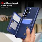 For Samsung Galaxy S24+ 5G ENKAY Hat-Prince Card Slot Wallet TPU Back Leather Phone Case with Lens Film(Cyan) - 2