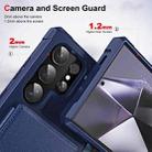 For Samsung Galaxy S24 Ultra 5G ENKAY Hat-Prince Card Slot Wallet TPU Back Leather Phone Case with Lens Film(Dark Blue) - 3