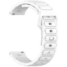 For Samsung Galaxy Watch 20mm I-Shaped Silicone Watch Band(White) - 2