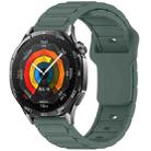 For Huawei Watch 22mm I-Shaped Silicone Watch Band(Green) - 1