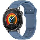 For Huawei Watch 22mm I-Shaped Silicone Watch Band(Blue) - 1