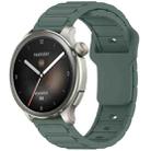 For Amazfit 22mm I-Shaped Silicone Watch Band(Green) - 1