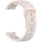For Amazfit 20mm I-Shaped Silicone Watch Band(Starlight) - 2