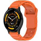 For Garmin 22mm I-Shaped Silicone Watch Band(Orange) - 1