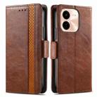 For vivo Y37 Pro CaseNeo Splicing Dual Magnetic Buckle Leather Phone Case(Brown) - 2