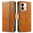 For vivo Y37 Pro CaseNeo Splicing Dual Magnetic Buckle Leather Phone Case(Khaki) - 2