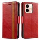 For vivo Y37 Pro CaseNeo Splicing Dual Magnetic Buckle Leather Phone Case(Red) - 2