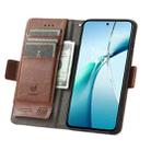 For vivo Y300 Pro CaseNeo Splicing Dual Magnetic Buckle Leather Phone Case(Brown) - 3
