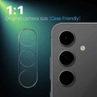 For Samsung Galaxy S24 FE 5G NORTHJO Camera Lens Protector 3D HD Tempered Glass Film(Clear) - 3