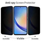 For Samsung Galaxy A55 5G NORTHJO A++ 28 Degree Privacy Full Glue Silk Printing Tempered Glass Film - 3