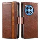 For OnePlus Ace 3 Pro CaseNeo Splicing Dual Magnetic Buckle Leather Phone Case(Brown) - 2