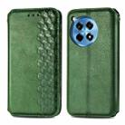 For OnePlus Ace 3 Pro Cubic Grid Pressed Magnetic Leather Phone Case(Green) - 2