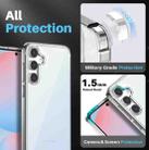 For Samsung Galaxy S24 FE 5G NORTHJO 3 in 1 Clear Phone Case with Screen Protector Lens Film - 3