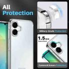 For Samsung Galaxy A06 4G NORTHJO 3 in 1 Clear Phone Case with Screen Protector Lens Film - 3