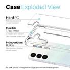 For Samsung Galaxy A25 5G NORTHJO 3 in 1 Clear Phone Case with Screen Protector Lens Film - 2