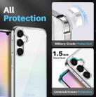 For Samsung Galaxy A25 5G NORTHJO 3 in 1 Clear Phone Case with Screen Protector Lens Film - 3