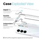 For Samsung Galaxy A15 5G / 4G NORTHJO 3 in 1 Clear Phone Case with Screen Protector Lens Film - 2