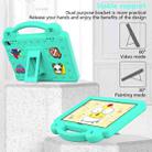 For Amazon Fire HD8 2024 / 2022 / HD8 Plus Handle Kickstand Children EVA Shockproof Tablet Case(MintGreen) - 3