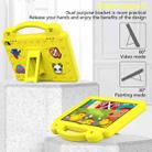 For Amazon Fire HD8 2024 / 2022 / HD8 Plus Handle Kickstand Children EVA Shockproof Tablet Case(Yellow) - 3