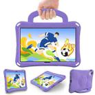 For Honor Pad X9 Handle Football Shaped EVA Shockproof Tablet Case(Light Purple) - 2