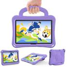 For Honor Pad X8 / X8 Lite 10.1 Handle Football Shaped EVA Shockproof Tablet Case(Light Purple) - 2