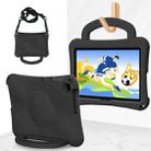 For Honor Pad X8 / X8 Lite 10.1 Handle Football Shaped EVA Shockproof Tablet Case(Black) - 1