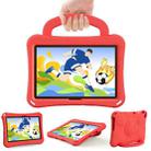 For Honor Pad X8 / X8 Lite 10.1 Handle Football Shaped EVA Shockproof Tablet Case(Red) - 2