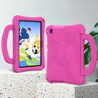 For Honor Pad X8 / X8 Lite 10.1 Handle Football Shaped EVA Shockproof Tablet Case(Rose Red) - 3