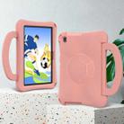 For Honor Pad X8 / X8 Lite 10.1 Handle Football Shaped EVA Shockproof Tablet Case(Light Pink) - 3